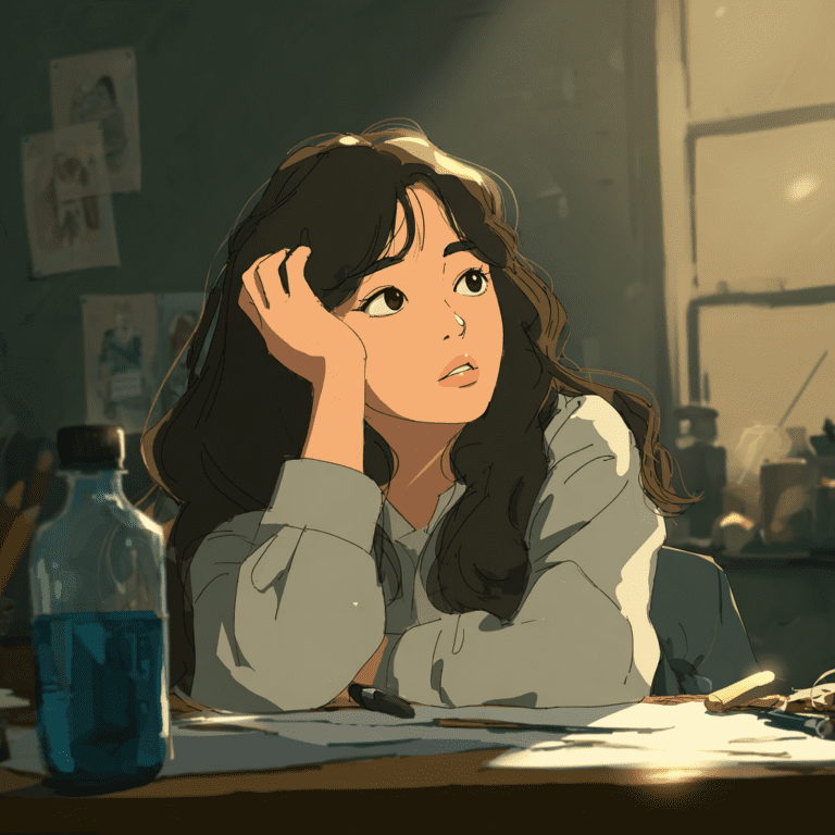 korean university student is trying to overcome depressive disorder